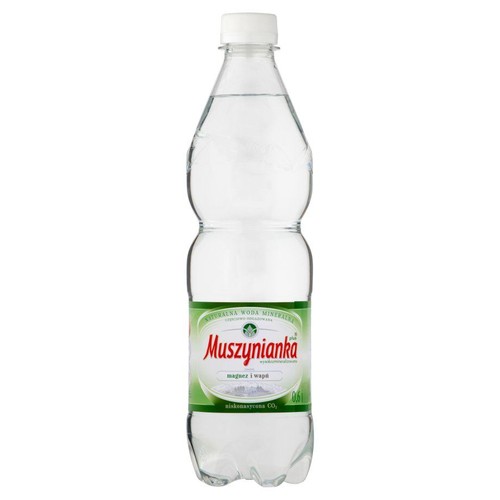 Woda niegazowana niskonasycona Muszynianka 600 ml