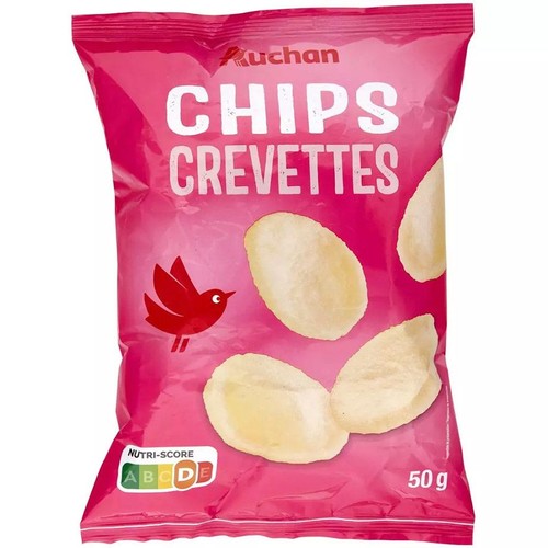 Prażynki krewetkowe Auchan 50 g