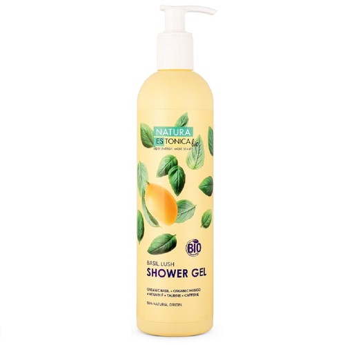 BIO Żel pod prysznic z bazylią i mango NATURA ESTONICA 400 ml