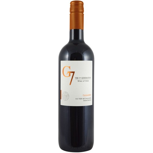 Wino chilijskie czerwone wytrawne G7 Carmenere alk. 13,5% obj. The 7th Generation 750 ml
