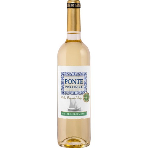 Wino białe półwytrawne alk. 12,0% obj. Ponte Portugal 750 ml