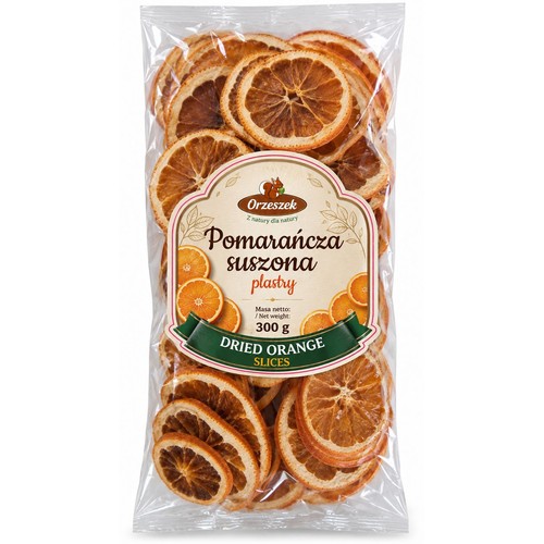 Pomarańcza suszona plastry Orzeszek 300 g