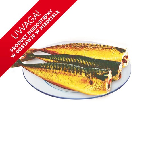 Ryba Makrela wędzona 200/400  Mój targ ryb na wagę ok. 250 g