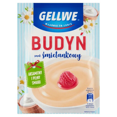 Budyń o smaku śmietankowym  Gellwe 40 g