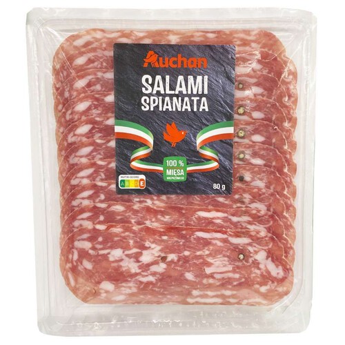 Salami Spinata Auchan 80 g