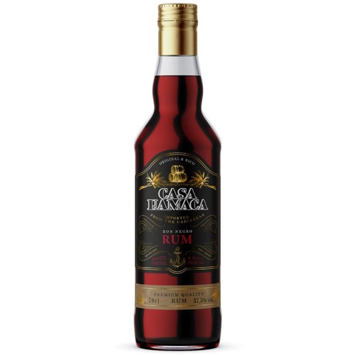 Rum ciemny Ron del Caribbean Negro alk. 37,5% obj. Casa Hamaca 700 ml