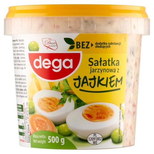 Sałatka jarzynowa z jajkiem Dega 500 g