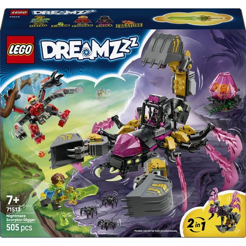 DREAMZzz™ Koszmarna skorpionowa koparka 71513, zabawka LEGO 1 sztuka