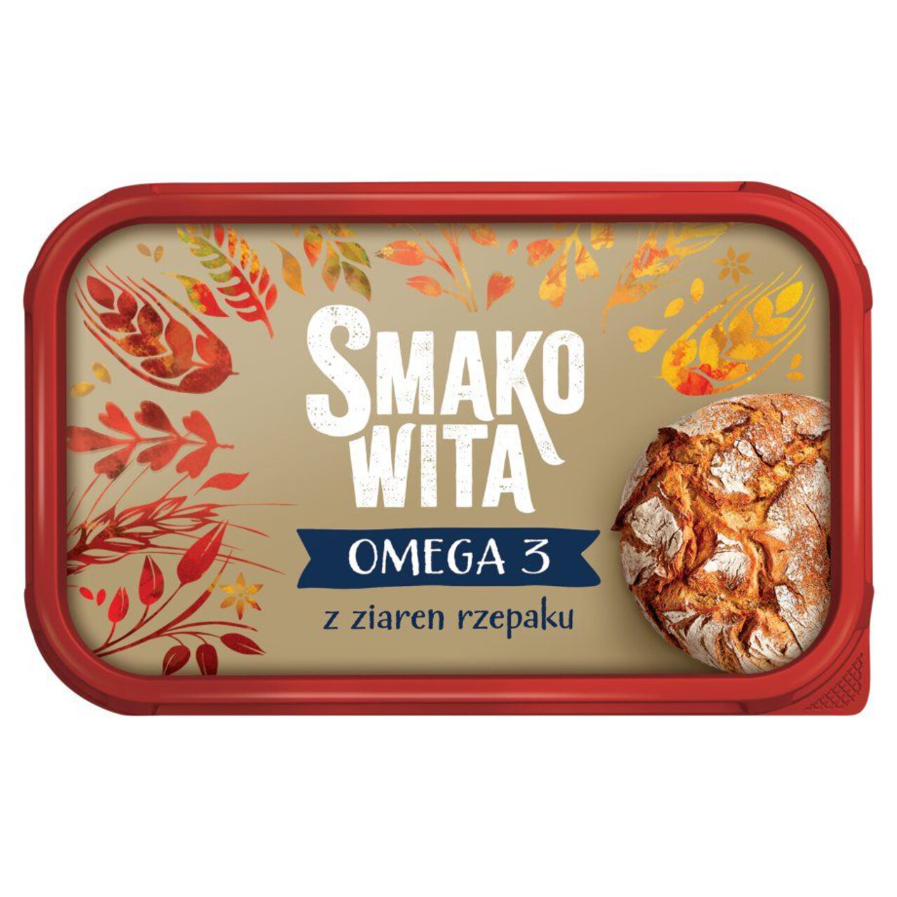 Margaryna Omega 3 z ziaren rzepaku  Smakowita 400 g