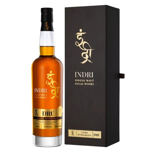 Whisky indyjska single malt alk. 57,2% obj. Indri Dru 700 ml