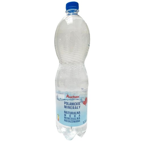 Woda mineralna niegazowana  Auchan 1,5 l