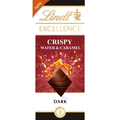 Czekolada Excellence z karmelowym wafelkiem Lindt 100 g