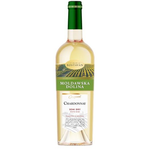 Wino białe półwytrawne Moldawska Dolina 750 ml