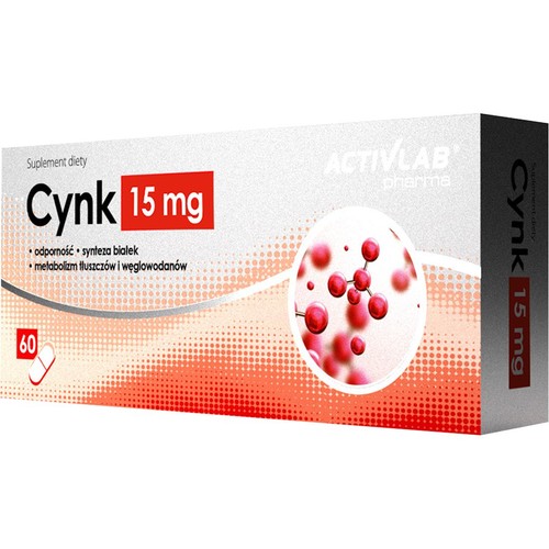 Cynk 15 mg Pharma ACTIVLAB 60 tabletek