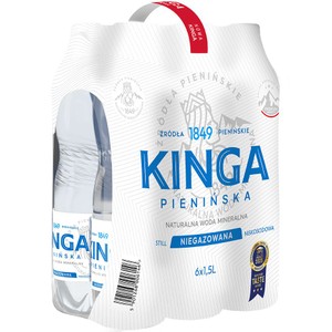 Woda mineralna niegazowana  Kinga Pienińska 6 x 1,5l