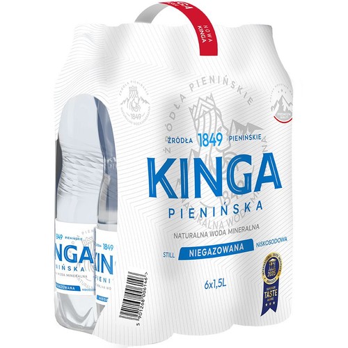 Woda mineralna niegazowana  Kinga Pienińska 6 x 1,5l