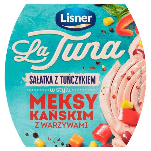 Sałatka z tuńczykiem w stylu meksykańskim z warzywami Lisner 160 g