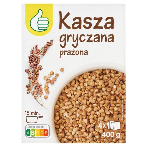 Kasza gryczana prażona Auchan 4 x 100 g