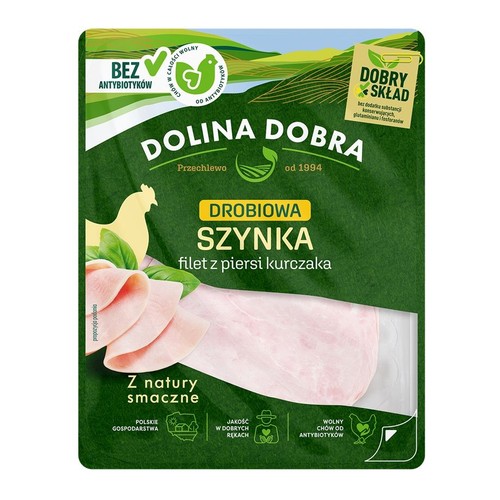 Szynka drobiowa Dolina Dobra 100 g