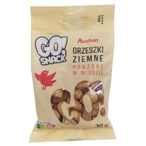 Orzeszki ziemne prażone w miodzie Auchan 30 g