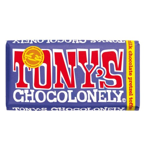 Czekolada z preclami i karmelem
 Tony's Chocolonely 180 g