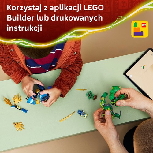 Zabawka NINJAGO® Bitwa w smoczym mechu Jaya 71853 LEGO 1 sztuka