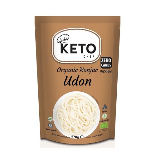 BIO KETO Makaron Konjac typu udon bezglutenowy Keto Chef 270 g