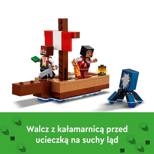 Minecraft Rejs statkiem pirackim 21259 LEGO 1 sztuka