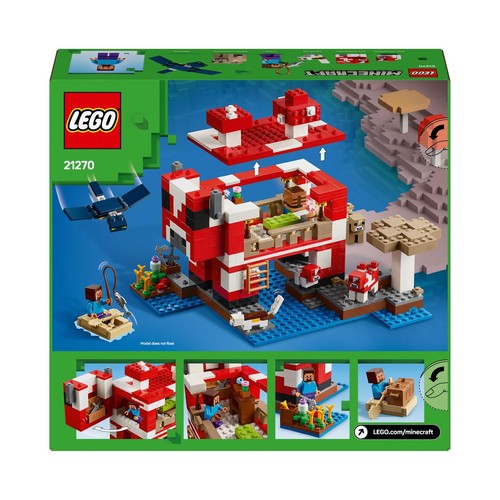 Minecraft® Dom grzybowej krowy 21270 LEGO 1 sztuka