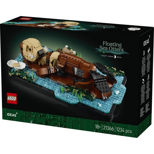 Zestaw konstrukcyjny Ideas Pływające wydry 21366 LEGO 1 sztuka