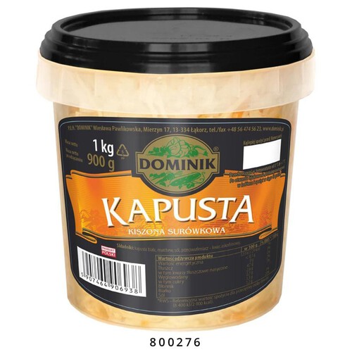 Kapusta kiszona Dominik 1 kg