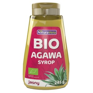 BIO syrop z agawy jasny NaturaVena 250 g
