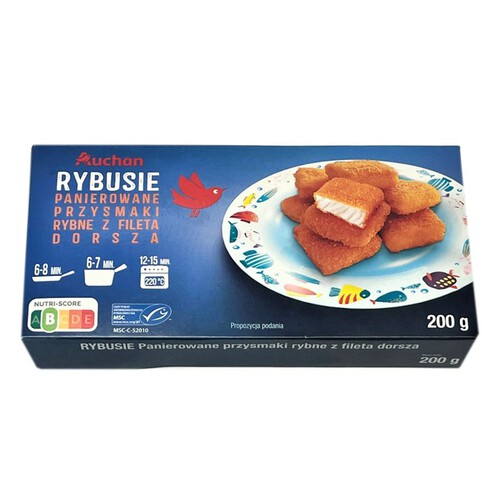 Rybusie z dorsza Auchan 200 g