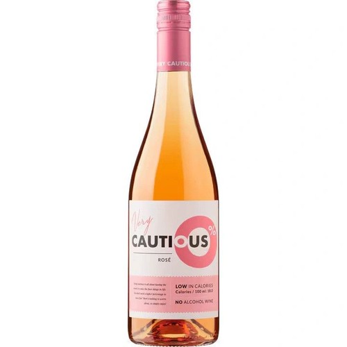 Wino bezalkoholowe australijskie różowe wytrawne Rose alk. 0,0% obj. The Very Cautious One 750 ml