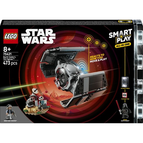 Star Wars SMART Play: Myśliwiec TIE™ Dartha Vadera 75421 LEGO 1 sztuka