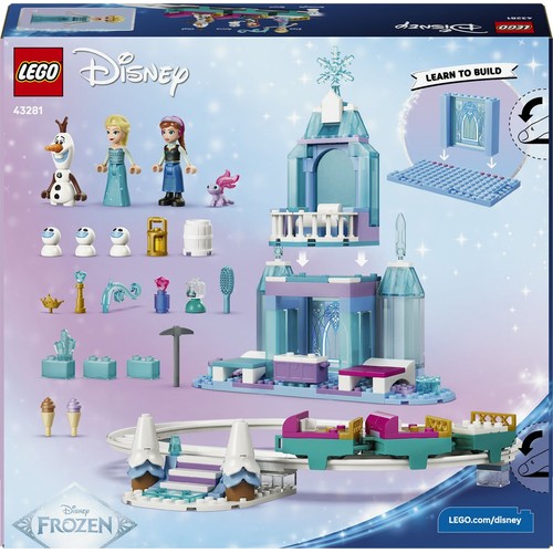 Disney Kraina lodu Lodowy zamek Elzy i śnieżna przejażdżka 43281 LEGO 1 sztuka