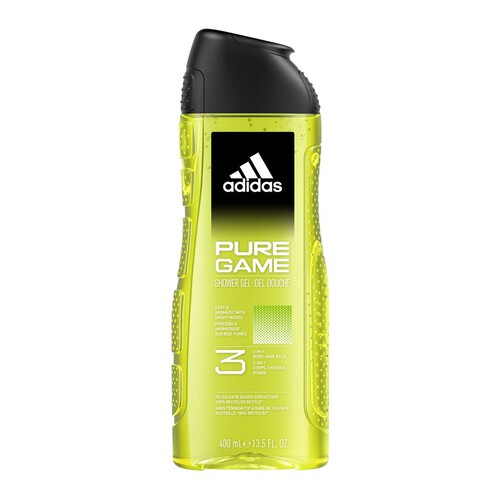 Żel pod prysznic Pure Game 3w1 Adidas 400 ml