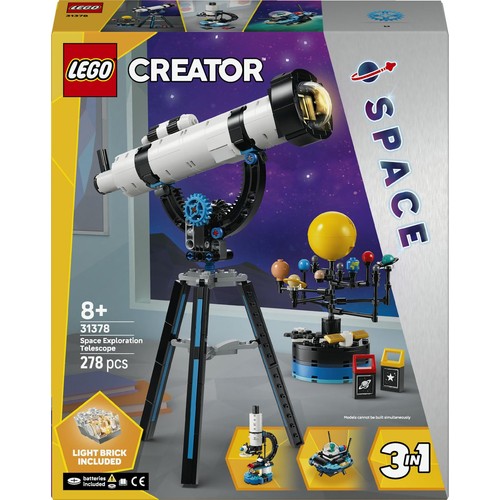 Zestaw Creator 3 w 1 Teleskop do odkrywania kosmosu 31378 LEGO 1 sztuka