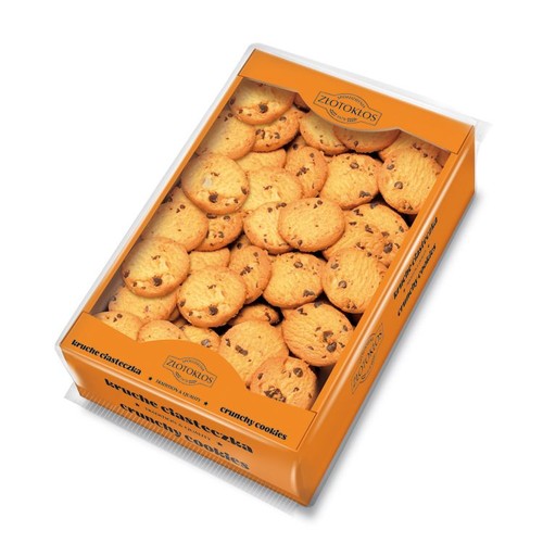 Ciastka piegowate z kawałkami czekolady Złotokłos 750 g