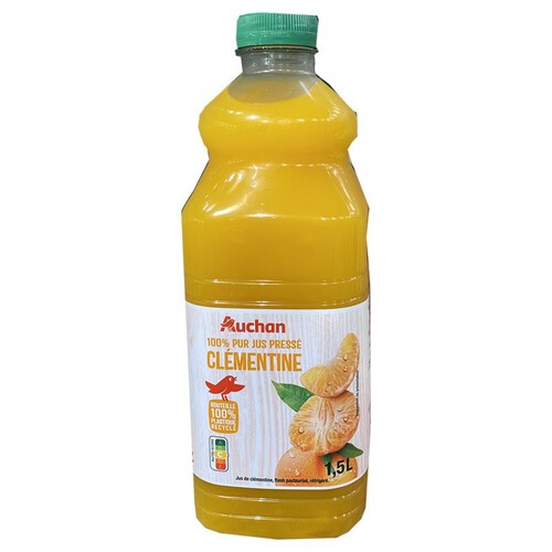 Sok z klementynek NFC   Auchan 1,5 l