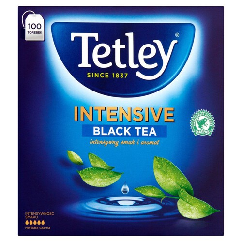 Herbata czarna. Tetley 100 torebek