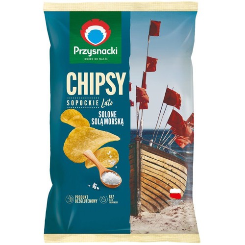 Chipsy solone z solą morską Przysnacki 130 g