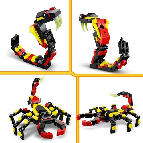 Creator 3 w 1 Dzikie zwierzęta: niezwykły pająk 31159 LEGO 1