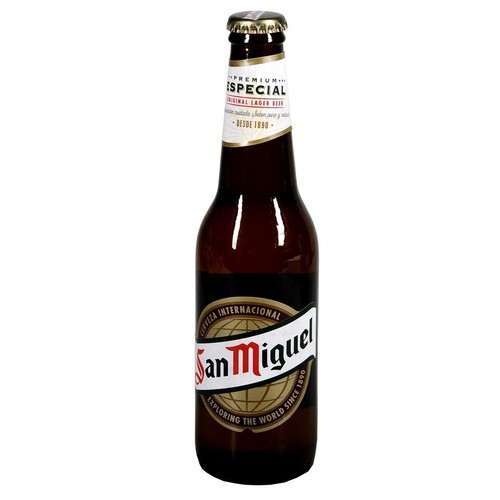 Piwo hiszpańskie jasne lager Especial alk. 5,4% obj.  San Miguel 330 ml