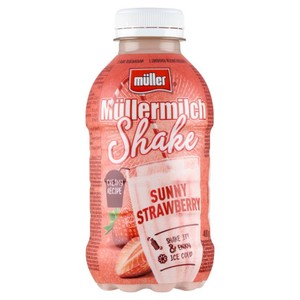 Mullermilch Shake o smaku truskawkowym Müller 400 g