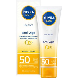 Krem przeciwzmarszczkowy Q10 SPF 50 Nivea Sun 50 ml