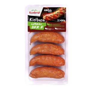 Grillowa kiełbasa „Naturalli” bez E Szubryt 450 g