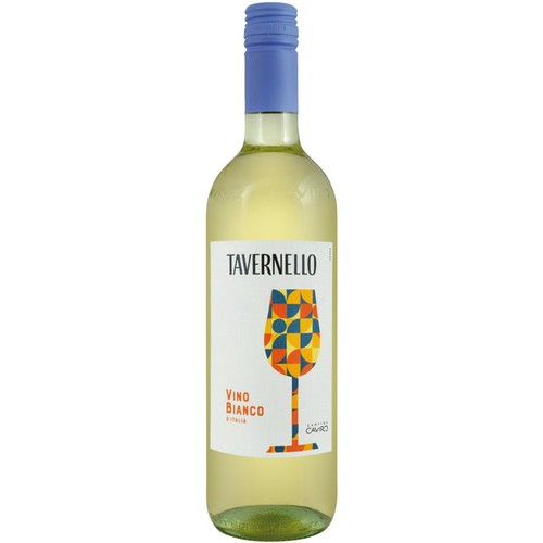 Wino białe półwytrawne  Tavernello 750 ml