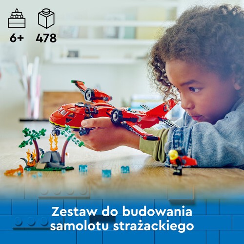 City Strażacki samolot ratunkowy 60413 LEGO 1 sztuka