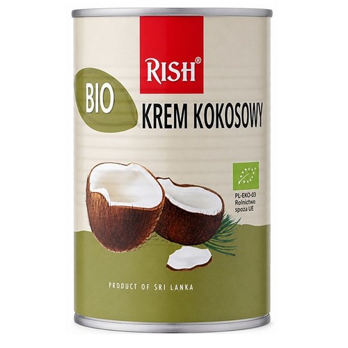 BIO Krem kokosowy  Rish 400 ml